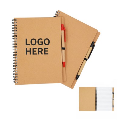 Spiral Bound Notebook & Pen Set
