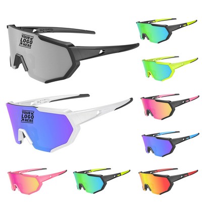 Mens Womens Cycling Glasses Interchangeable Lenses Polarized Sport Sunglasses 3 or 5