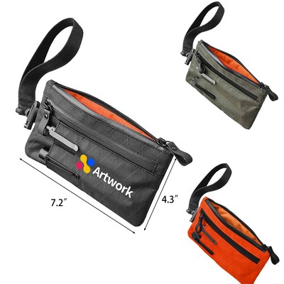 Nylon Zipper Cash & Card Wallet