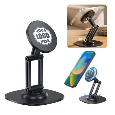 Multi-Functional Rotating Magnetic Metal Phone Stand