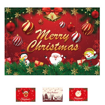 Christmas Heat-Resistant Placemat Table Mat