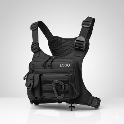 Running Chest Bag Tactical Crossbody Harness Pack Portable Sports Chest Pouch Outdoor
