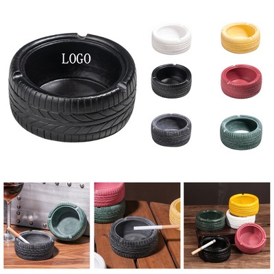 Vintage Creative Tire Ashtray Decor