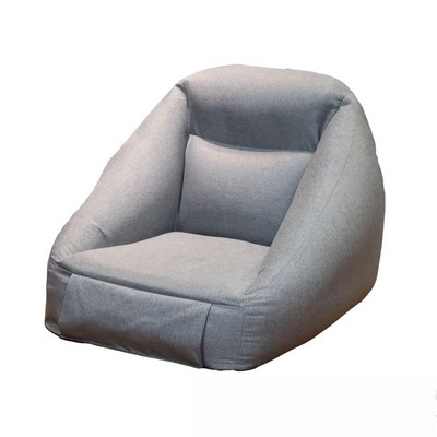 Cotton Linen Inflatable Lounger Sofa Chair For Indoor And Outdoor Use