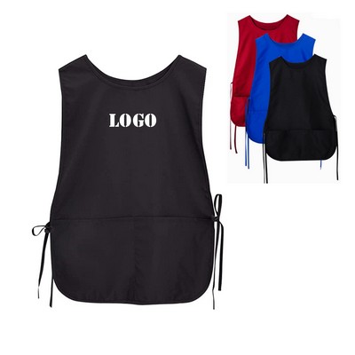 Cobbler Apron with 2-Compartment Front Pouch