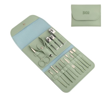 16 Pcs Nail Clippers Manicure Tool Set