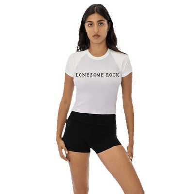 Baby Rib Short Sleeve Raglan