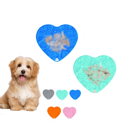 Heart Slow Feeder Dog Bowl