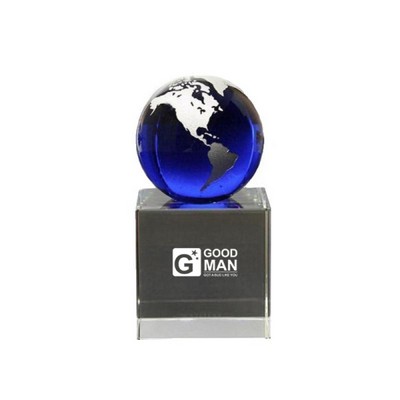 K9 Blue Crystal Globe