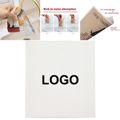 Full Color Dishcloths Cleaning Towel - By Sea