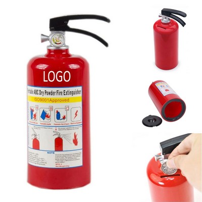 Fire Extinguisher Coin Bank