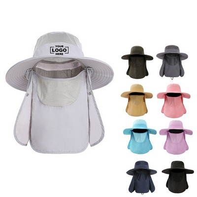 Breathable Wide Brim Bucket Hats