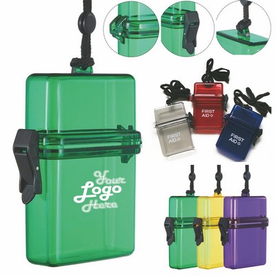 Waterproof ID Card Holder with Floating Sports Case Locker