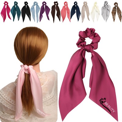 Satin Ribbon Elastic Scrunchie