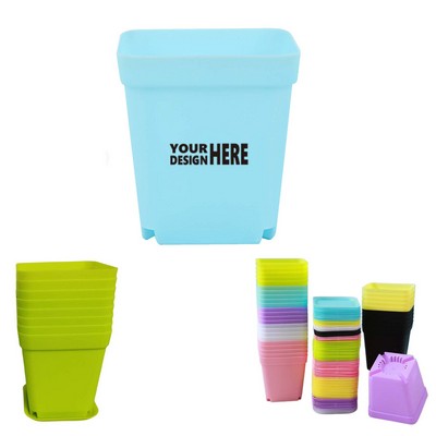 Plastic Flower Plant Pots Thickened Seedlings Nursery Pot