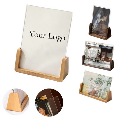 Wooden Photo Frame Display Platform