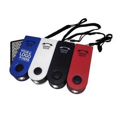 Magnetic rotating flashlight