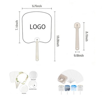 Double-Sided Plastic Fan