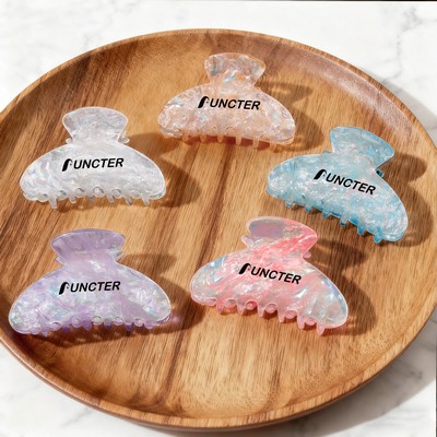 3.5" L Iridescent Hair Clip Hair Claw Clips