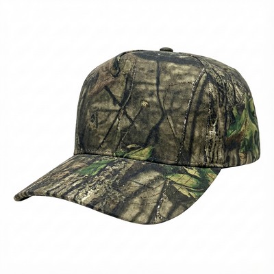 Brown RealTree® Mesh Snapback 5 Panel Hat
