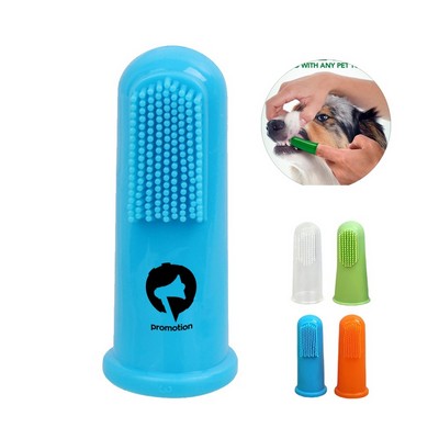 Silicone Pet Tooth Brushing Tool Finger Toothbrush