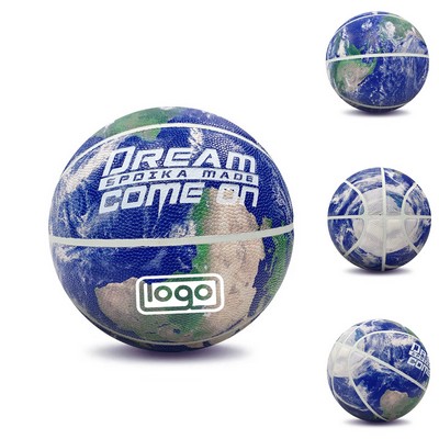 Earth Pattern Basketball