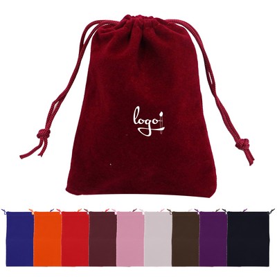Mini Drawstring Velvet Bag