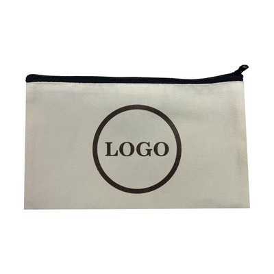 Canvas Zipper Pen Case