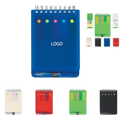 PP Cover Notepad w/Sticky Notes