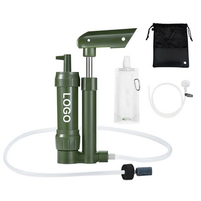 Outdoor Pocket Water Filter Survival 0.01 Micron Water Purifier Emergency Survival Gear