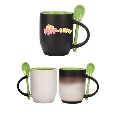 11oz Color-Changing Mug with Spoon