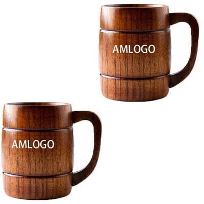 Vintage Wooden Stein Tankard