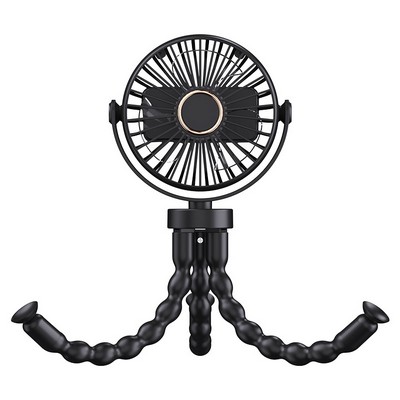 Outdoor Mini Portable Octopus Wrap Foldable Handheld Fan
