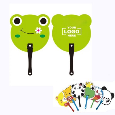 PP Plastic Cartoon Advertising Fan