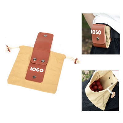 Outdoor Fruit-picking Folding Canvas Bag