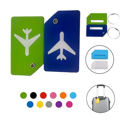 Silicone Luggage Tag with Name Window