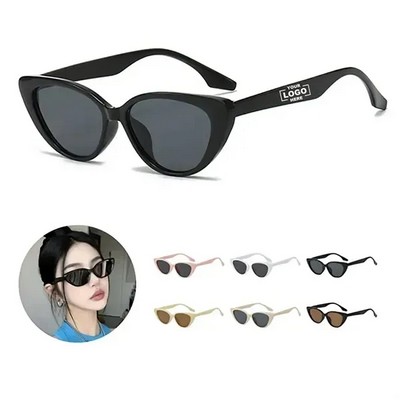 Vintage Cat Eye Sunglasses With UV400 Lenses And Plastic Frame