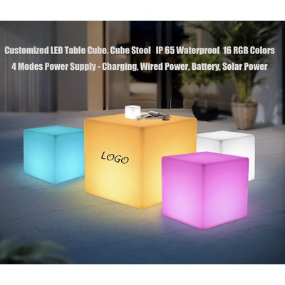Multi Functional Rechargeable Led Cube Night Light