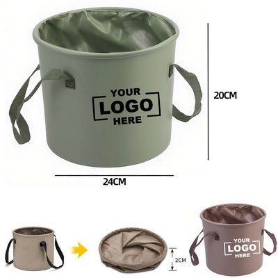 10L Outdoor Multi-Functional Portable Collapsible Bucket