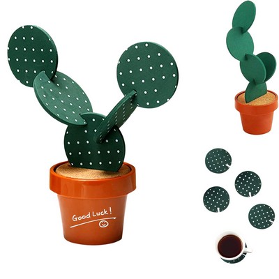 Cactus Coasters Set