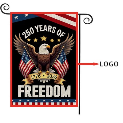 12" x 18" 250 Years America Garden Flag