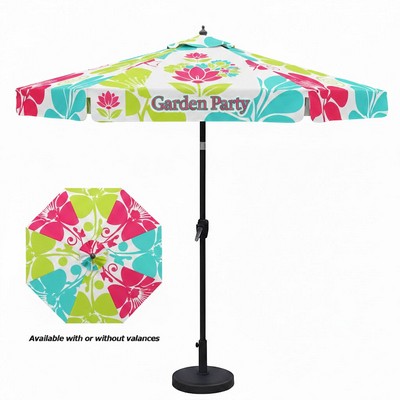 9' Deluxe Heavy Duty Aluminum Market Umbrella