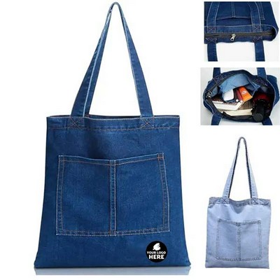 Stylish Denim Tote For Women