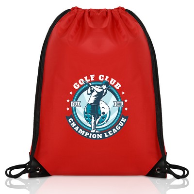 Heavy Duty Drawstring Backpack