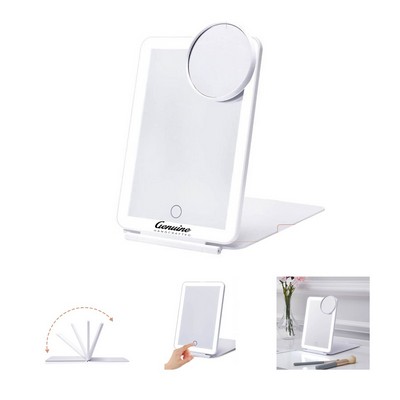 Portable Makeup Mirror with LED Light