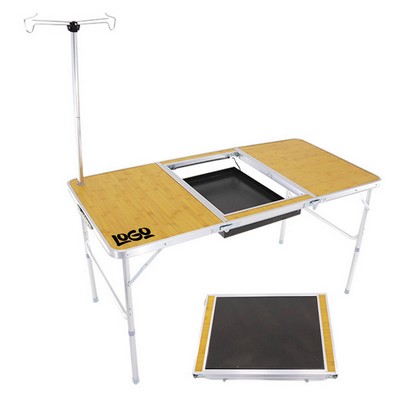 Portable Aluminum Alloy New Barbecue Folding Table