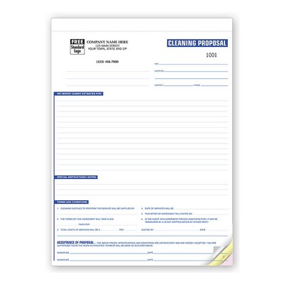 Service Proposals - Cleaning (3 Part)