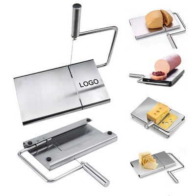 Stainless Steel Cheese Slicer With Board Measuring Grids