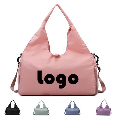 Womens Gym Yoga Duffle Bag With Handle And Shoulder Straps