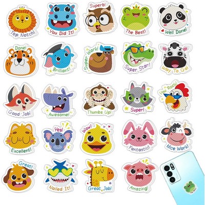 Animal-Shaped Stress-Relieving Tactile Stickers